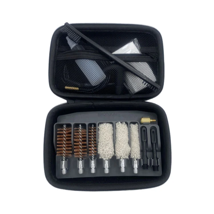 Shotgun Cleaning Kit With A Camouflage Eva Case